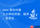 java 面向对象三大特征封装、继承、多态怎么落地