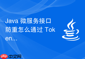 java 微服务接口防重怎么通过 token 令牌机制拦截