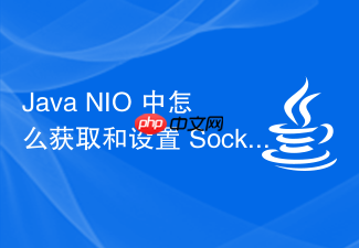 java nio 中怎么获取和设置 socket 接收发送缓冲区大小