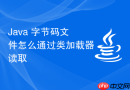 java 字节码文件怎么通过类加载器读取