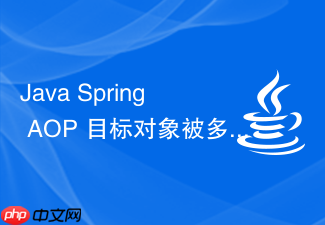 java spring aop 目标对象被多次代理怎么处理冲突