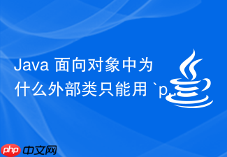 java 面向对象中为什么外部类只能用 `public` 和默认权限