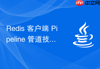 redis 客户端 pipeline 管道技术怎么减少 tcp 往返时延