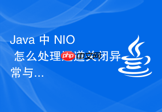 java 中 nio 怎么处理通道关闭异常与资源释放问题