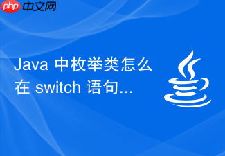 java 中枚举类怎么在 switch 语句中使用