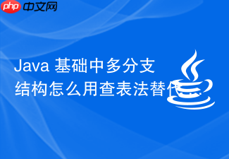 java 基础中多分支结构怎么用查表法替代 `switch`