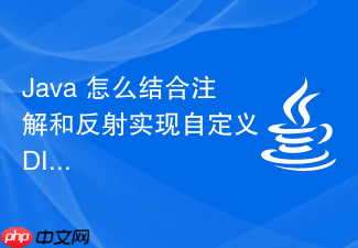 java 怎么结合注解和反射实现自定义 di 依赖注入