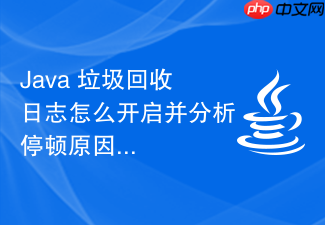 java 垃圾回收日志怎么开启并分析停顿原因