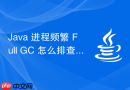 java 进程频繁 full gc 怎么排查内存原因