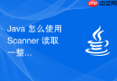 java 怎么使用 scanner 读取一整行带空格的字符串