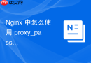 Nginx 中怎么使用 proxy_pass 转发时实现博客系统伪静态规则重写