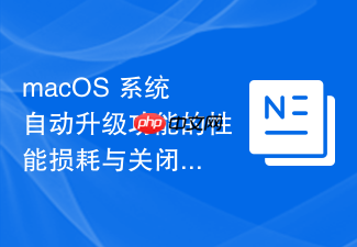 macos 系统自动升级功能的性能损耗与关闭建议
