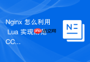 nginx 怎么利用 lua 实现防范 cc 攻击的动态挑战码验证