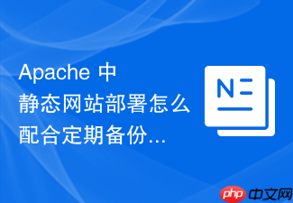 apache 中静态网站部署怎么配合定期备份策略保障核心数据安全