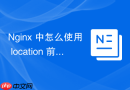 nginx 中怎么使用 location 前缀匹配实现路由分发