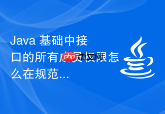 java 基础中接口的所有成员权限怎么在规范中约束