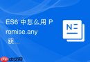 ES6 中怎么用 Promise.any 获取首个成功异步的结果