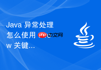 java 异常处理怎么使用 throw 关键字在业务逻辑中主动抛出自定义异常对象