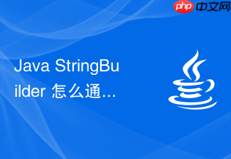java stringbuilder 怎么通过 `append` 方法高效拼接字符串