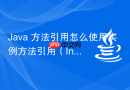 Java 方法引用怎么使用实例方法引用（Instance Method Reference of a Particular Object）