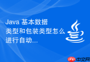 Java 基本数据类型和包装类型怎么进行自动装箱和拆箱
