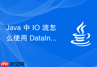 java 中 io 流怎么使用 datainputstream 读取基本数据类型