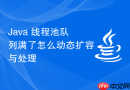 Java 线程池队列满了怎么动态扩容与处理