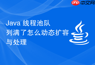java 线程池队列满了怎么动态扩容与处理