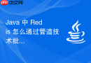 java 中 redis 怎么通过管道技术批量执行多条命令