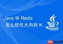 java 中 redis 怎么优化大内存 key 避免阻塞 redis 线程