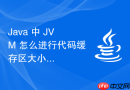 java 中 jvm 怎么进行代码缓存区大小调优提升运行性能