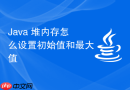java 堆内存怎么设置初始值和最大值