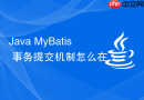 java mybatis 事务提交机制怎么在 sqlsession 中控制