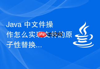 java 中文件操作怎么实现文件的原子性替换与更新