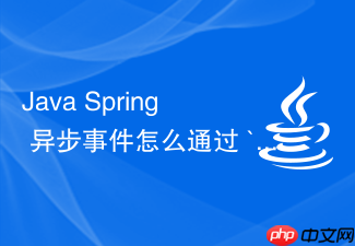java spring 异步事件怎么通过 `@async` 开启线程池执行