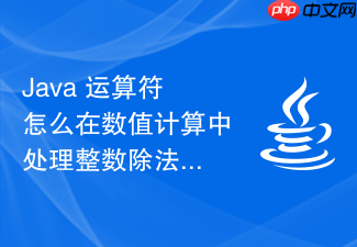 java 运算符怎么在数值计算中处理整数除法自动向下取整的特性