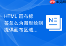 html 画布标签怎么为图形绘制提供画布区域