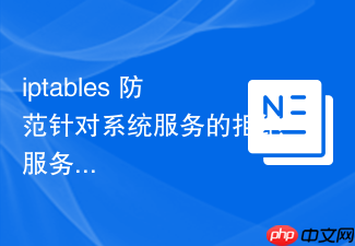 iptables 防范针对系统服务的拒绝服务攻击