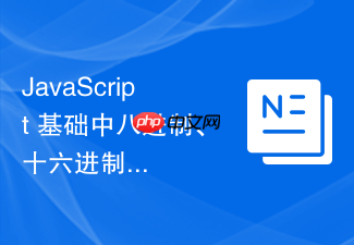 javascript 基础中八进制、十六进制和二进制数字字面量怎么正确书写