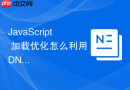 javascript 加载优化怎么利用 dns 预解析和预连接加速网络请求