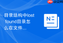 目录结构中lost+found目录怎么在文件系统异常断电修复后找回孤儿文件