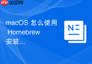 macOS 怎么使用 Homebrew 安装配置命令行音乐播放器