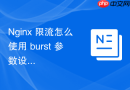 nginx 限流怎么使用 burst 参数设置突发流量的缓冲队列