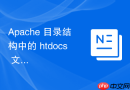 apache 目录结构中的 htdocs 文件夹怎么存放静态网页文件