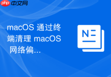 macOS 通过终端清理 macOS 网络偏好设置缓存