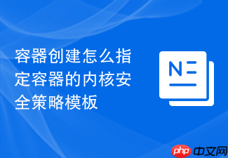 容器创建怎么指定容器的内核安全策略模板