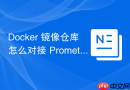 docker 镜像仓库怎么对接 prometheus 监控仓库状态
