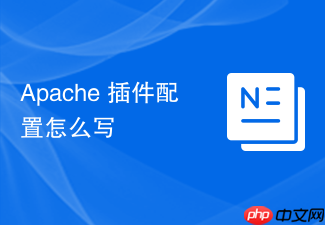 apache 插件配置怎么写