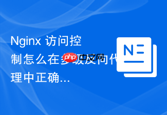 nginx 访问控制怎么在多级反向代理中正确获取客户端真实 ip 并控制