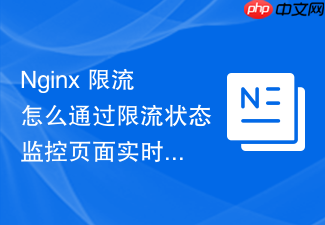 nginx 限流怎么通过限流状态监控页面实时观察当前丢弃请求数